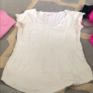 Lilly pulitzer white cotton tshirt